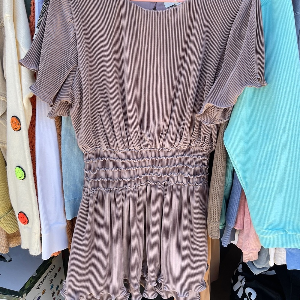 She + Sky Smocked Dress